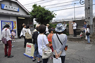スタート地点の堀切駅。千住の地勢など、まち歩き前の基礎知識のショートレクチャー スタート地点の堀切駅。千住の地勢など、まち歩き前の基礎知識のショートレクチャー